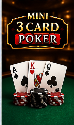 Mini 3 Card Poker Mobile Total Casino